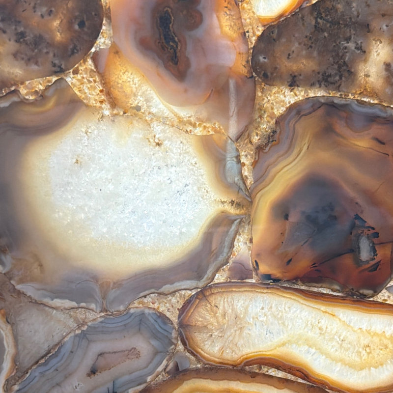Housse en tissu Natural Agate
