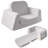 2 in 1 Kids Chair with Sturdier Armrests, Kids Sofa, Folding Toddler Couch & Recliner Seat-817787601