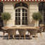 Alura Padua Outdoor Teak Dining Set-747310796