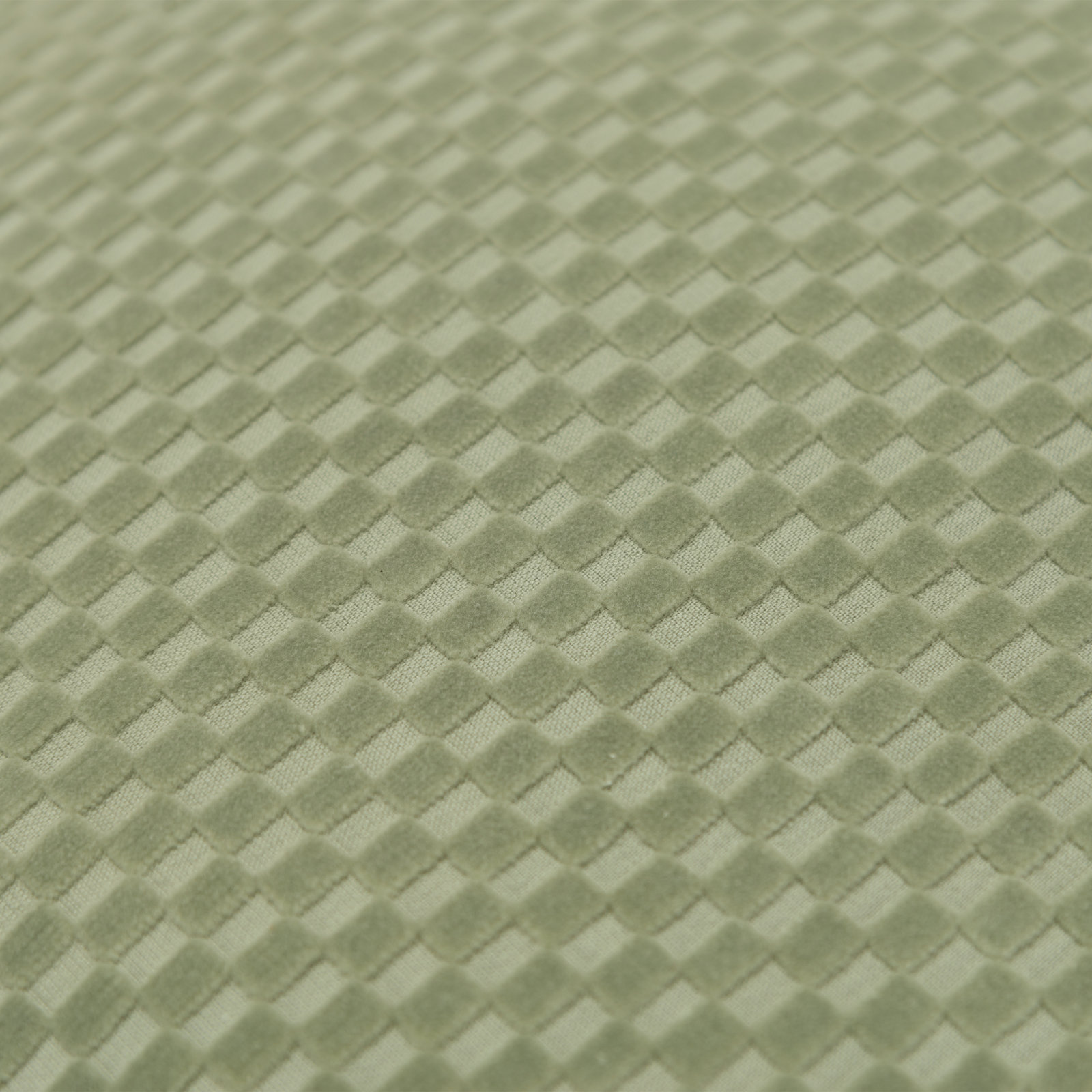 Zoya Textured Cotton Throw Pillow, Green