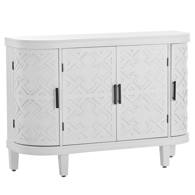 Armoire de rangement en bois avec portes antiques