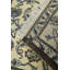 Tapis noir / brun en laine noué à la main de conception unique 2 pi 2 po x 4 pi 6 po années 2000 Shalon