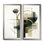 «Emerald Gold Retro Geometrics - Minimalisme, art sur toile, art abstrait vert 2 panneaux