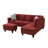 Velvet L-Shaped Sectional Right Hand Facing-97560933