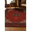 Tapis rouge en coton imprimé chenille Guria-865524410