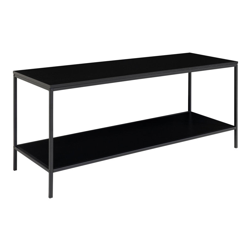 Perina Unfinished TV Stand, Black