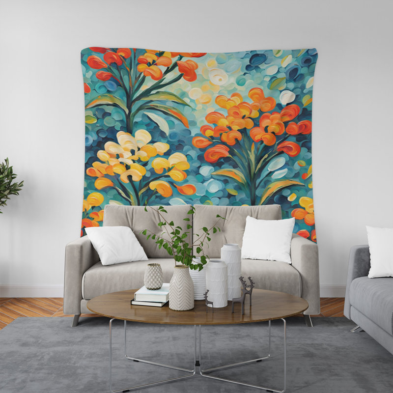 Tapisserie murale, H 88 po x l 104 po x P 1,2 po