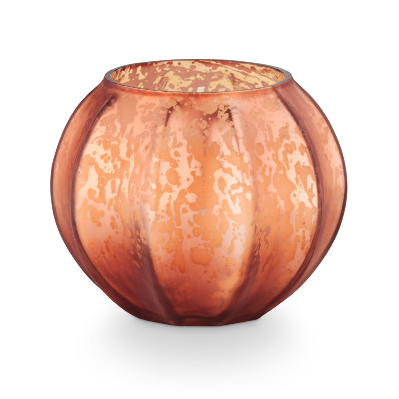 Vanity Tin Candle, Cardamom Pomander, Pumpkin Glass