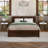 Ause Solid Wood Platform Storage Bed-1046332089-1046332069