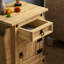 Harold 48cm W Solid Wood Bedside Table