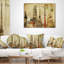 Carte postale rétro - coussin imprimé paysage urbain-30029356-30029359