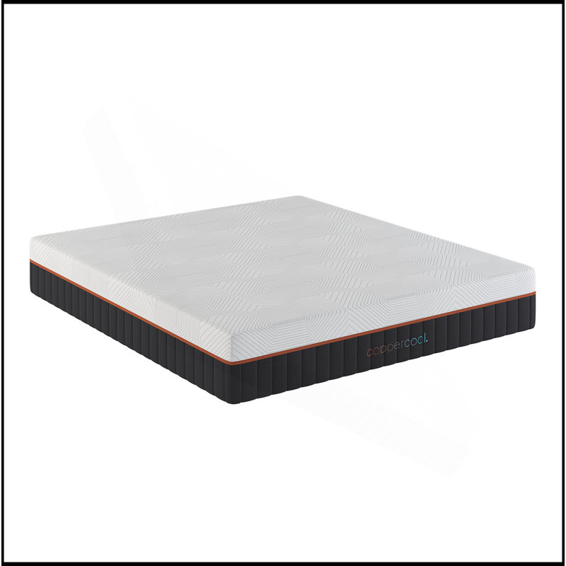 Coppercool 12" Hybrid Memory Foam Mattress, King