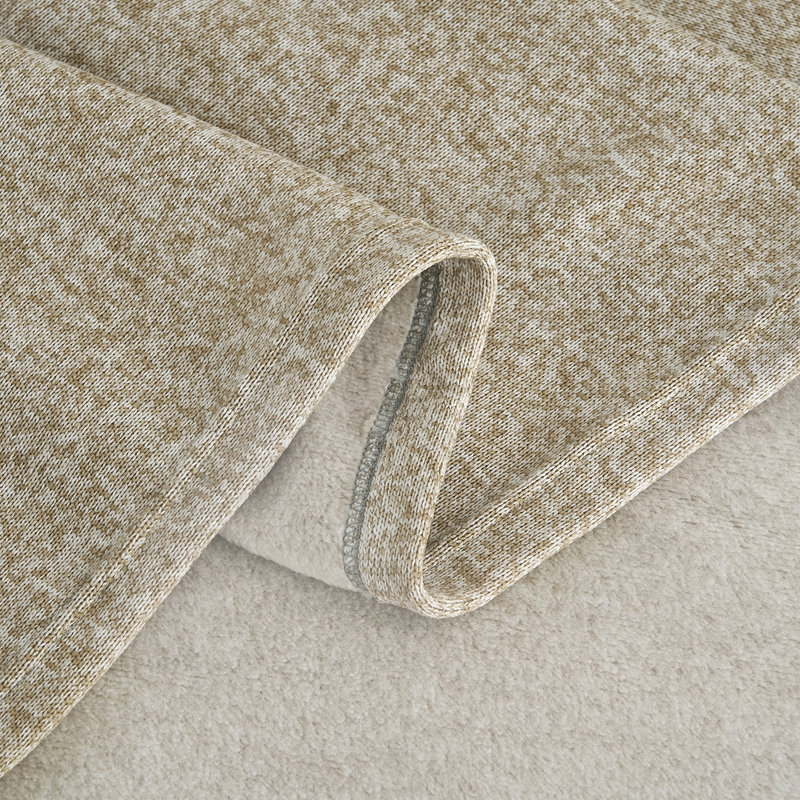 Knitted Throw Blanket, King, Brown