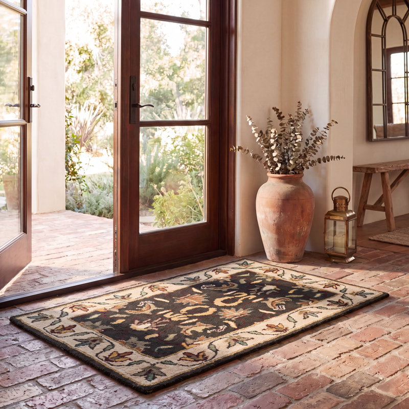 Cranmore Hand Tufted Wool Oriental Rug, Rectangle 2' x 3'