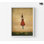 Idée de décoration pour salle d'attente de femme psychologue, impression de l'affiche inspirante de fille rouge, art mural idée de cadeau