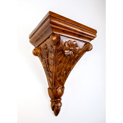 Teak Accent Shelf