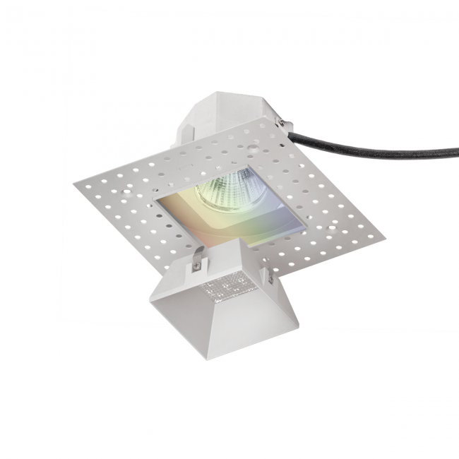 Ensemble d'éclairage encastré DEL 3,5 po Aether, 25 °, Brume / blanc