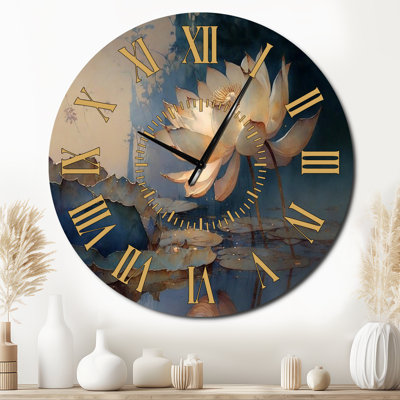 Horloge murale Lotus