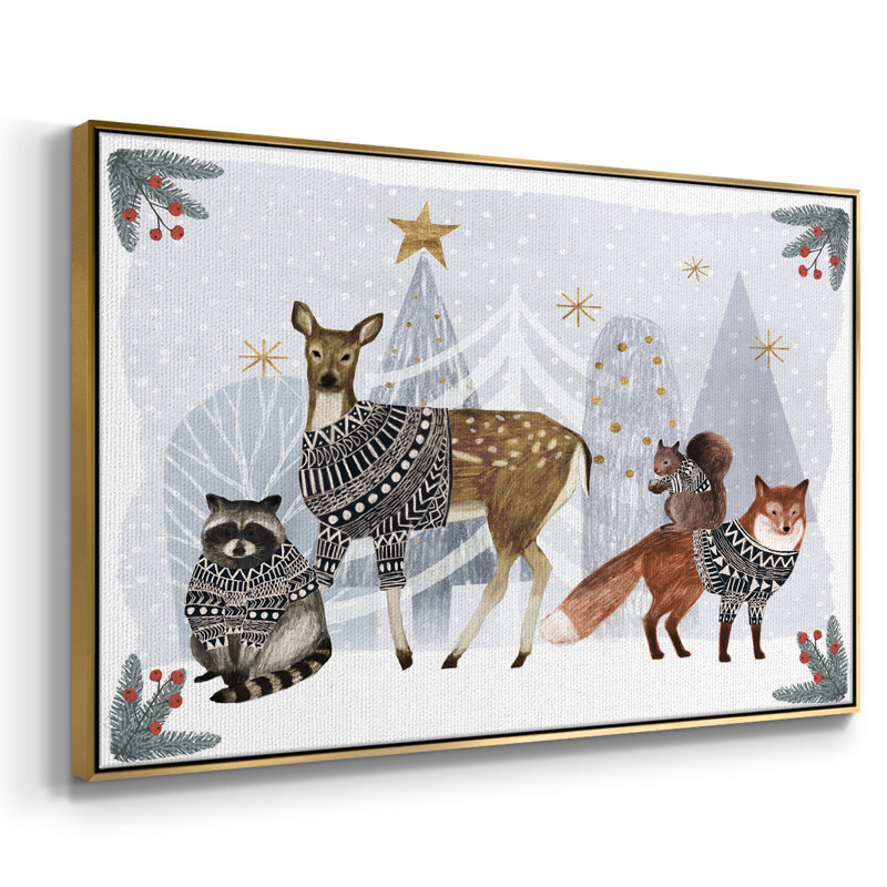 Cozy Christmas Collection A, H 27 po x l 41 po x P 2 po, Or