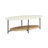 Oval Coffee Table With Lower Shelf