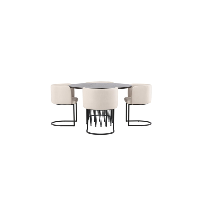 Fawnlily 4 - Person Dining Set