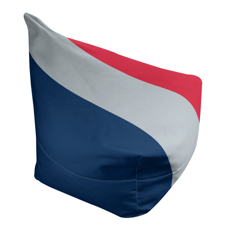 Fauteuil à billes Washington, Bleu marine / argent / rouge, 31 po x 38 po x 42 po