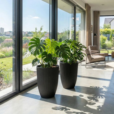Pots de jardin décoratifs modernes pour l'intérieur et l'extérieur