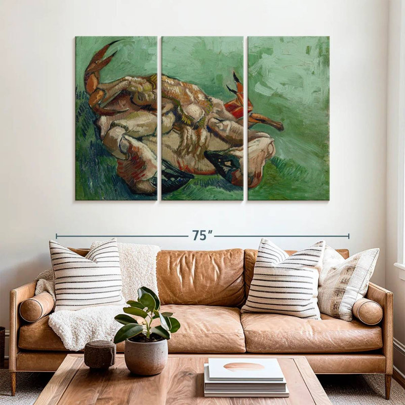 Brampt Crab On Its Back, 42" H x 65" W