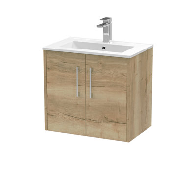 Juno 600mm Single Bathroom Vanity with Integrated Vitreous China Basin