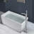 43.3'' x 27.5'' Freestanding Soaking Acrylic Bathtub