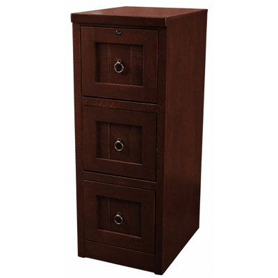 Kayla 3 - Drawer Solid Wood File Cabinet