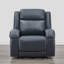 Fauteuil inclinable électrique Zachery en cuir véritable avec port USB-252980487