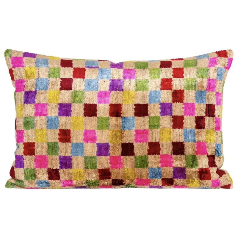 Velvet Lumbar Pillow Cover & Insert
