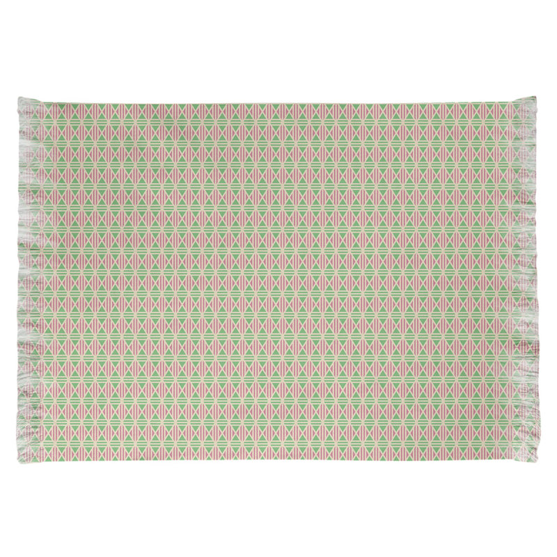 Tapis rouge/rose à carreaux Mcguigan, Oui