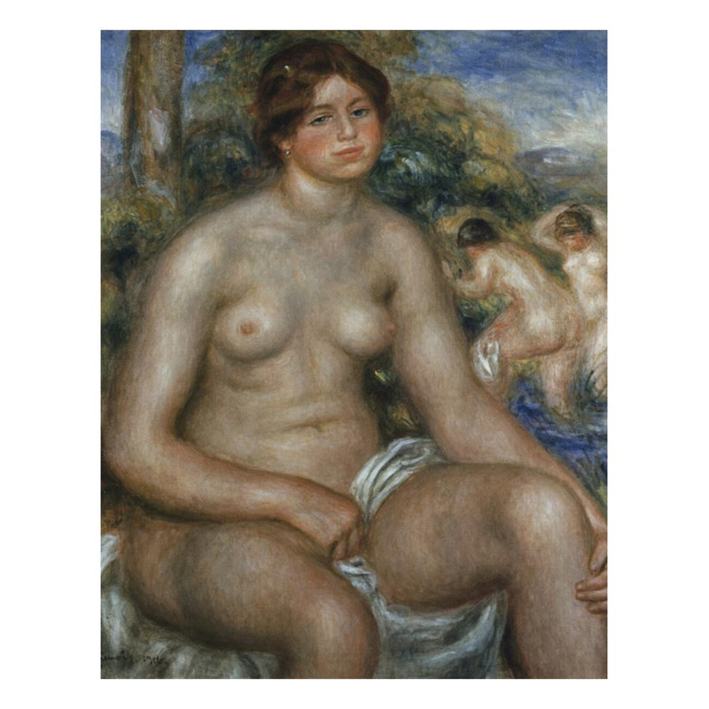 «Sived Nude» par Pierre-Auguste Renoir - Impression giclée, H 28 po x l 22 po
