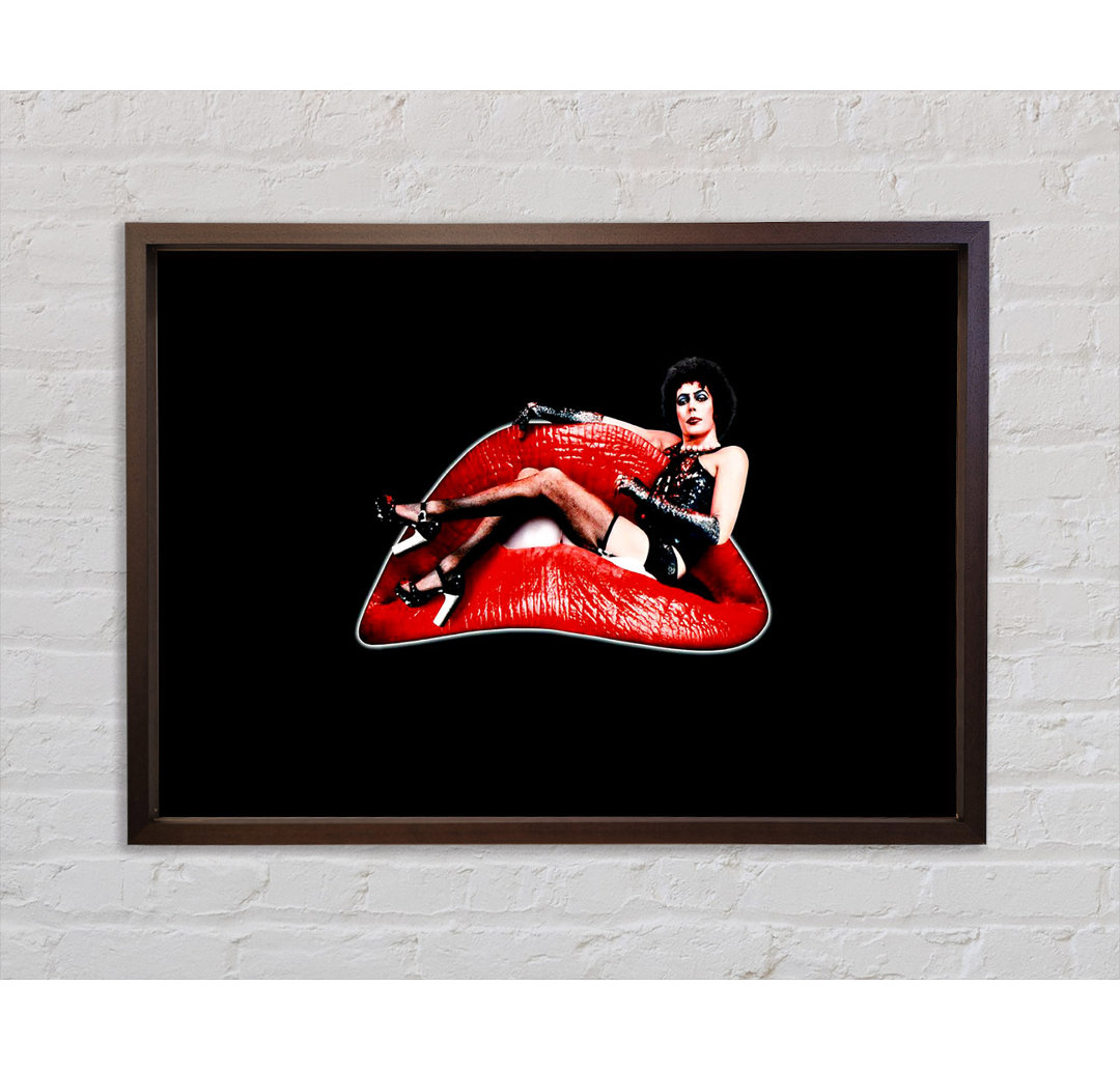 Rocky Horror Sweet Transvestite - Einzelner Bilderrahmen Kunstdrucke auf Leinwand