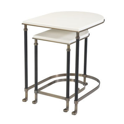 2 tables emboîtables Composition