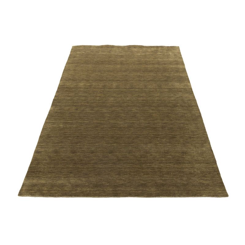 Ottosson Hand Loomed Gabbeh Rug, 100% Wool, Solid Color, Fade & Stain Resistant, Durable, All Sizes, India-Made.