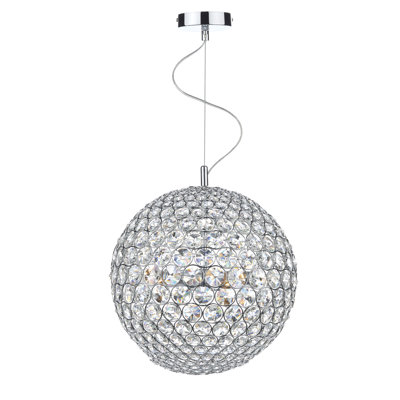 Hayley 8 - Light Crystal Chandelier