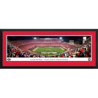 NCAA Georgia Football Panoramic Print
