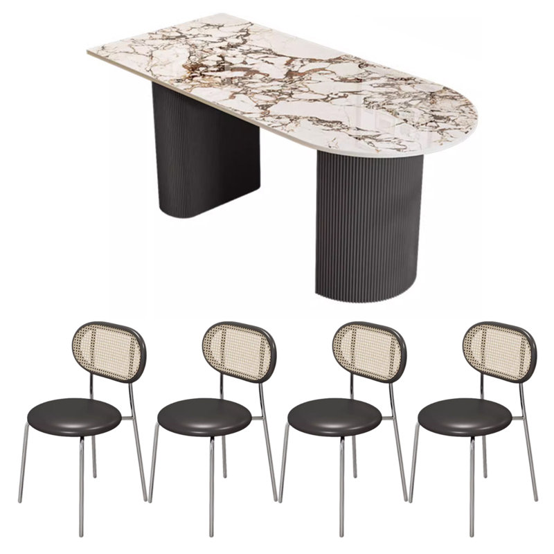 Table de salle à manger Modern, H 29,52 po x L 55,11 po x l 31,49 po