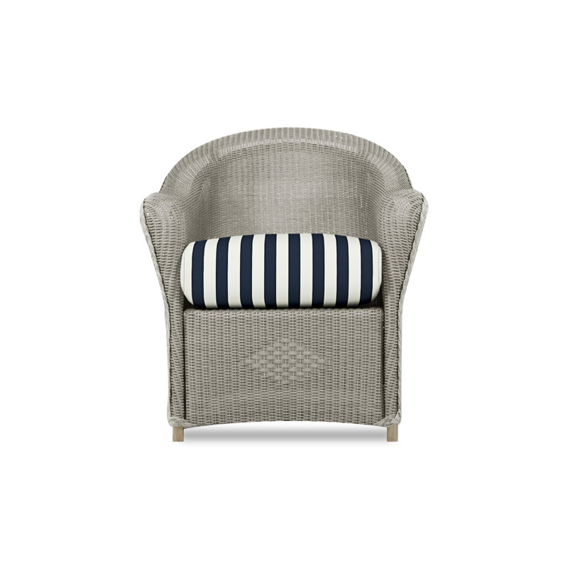 Reflections Outdoor Dining Armchair, Demo Stone, Pewter