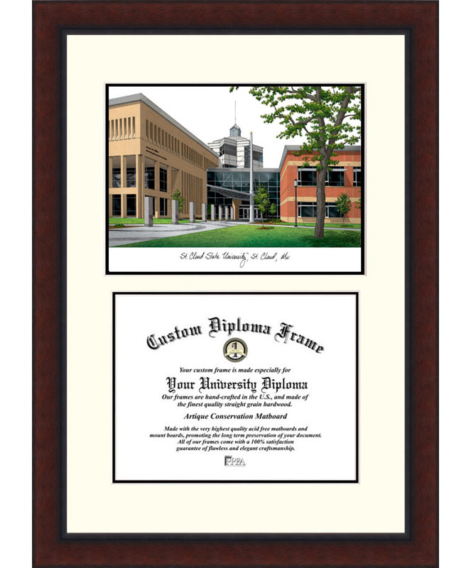 NCAA Saint Cloud State Legacy Scholar Diploma Picture Frame
