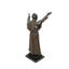 Sculpture de table bronze pape Jean Paul