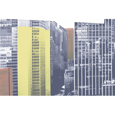 Pastel NYC I by Jeff Pica - Wrapped Canvas Art Prints
