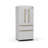 Forno Luigi 18 cu.ft. French Door Refrigerator, Handle-Free Design-104077374