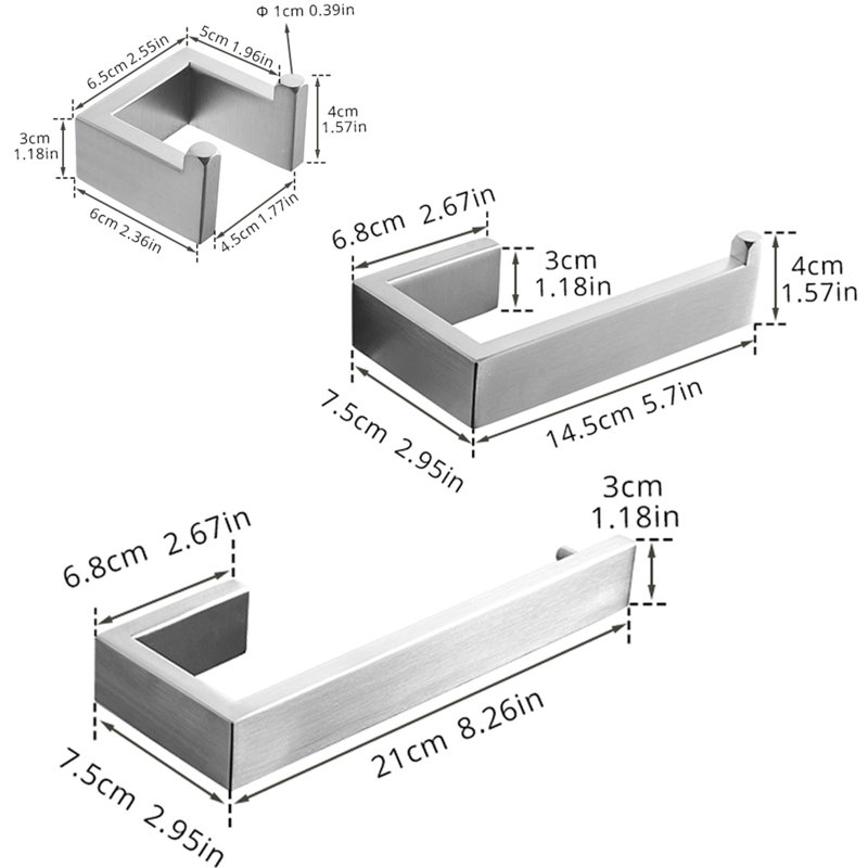 3 - Piece Bathroom Hardware Set