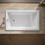 Underscore 60" x 36" Drop In Undermount Heated Bubblemassage Air Bath Acrylic Bathtub-1639091830