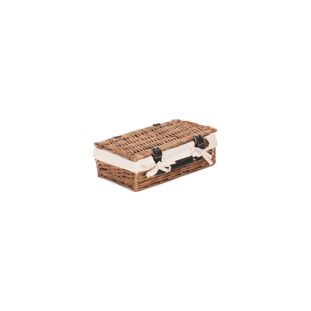 Wicker Lined Packaging Gift Hamper Basket
