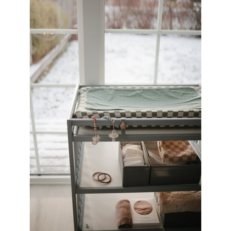 Changing Pad Cover, Olive Check